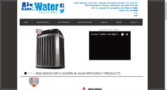 Desktop Screenshot of airwatersolutions.com