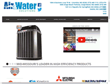 Tablet Screenshot of airwatersolutions.com